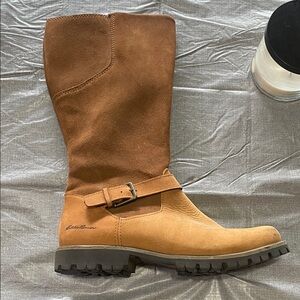 Eddie Bauer Women's Brown Suede Winter Boots